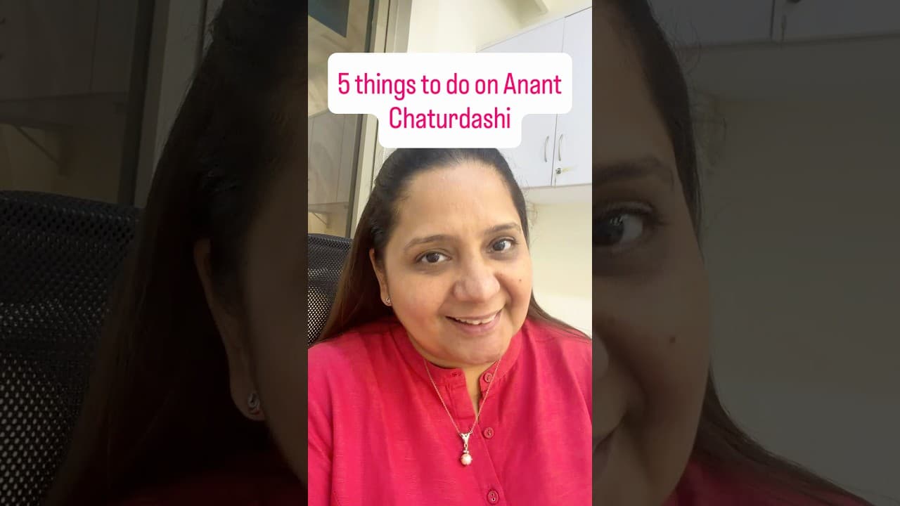 ANANT CHATURDASHI — A DAY OF FAITH & LETTING GO 🌺