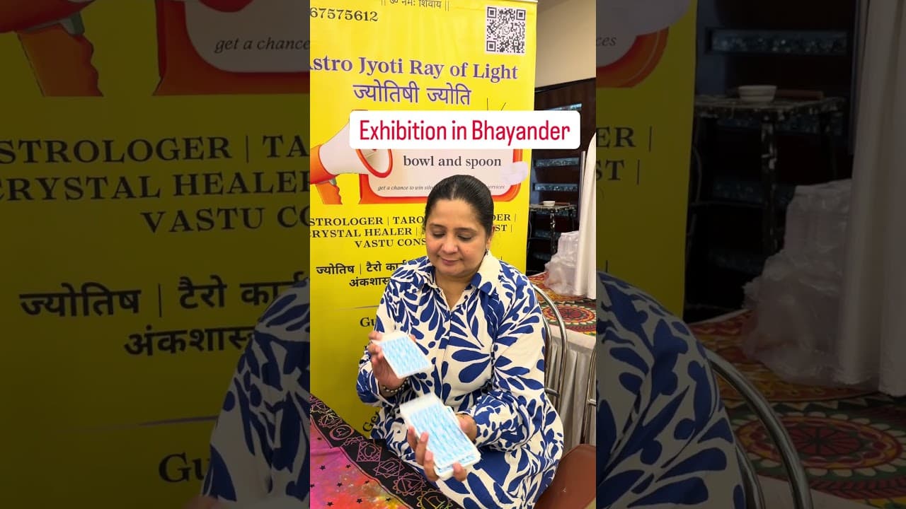 Astro Jyoti at Tarot Exhibition 🔮 | Tarot Exhibition Experience ✨ | Real Readings & Energy Vibes