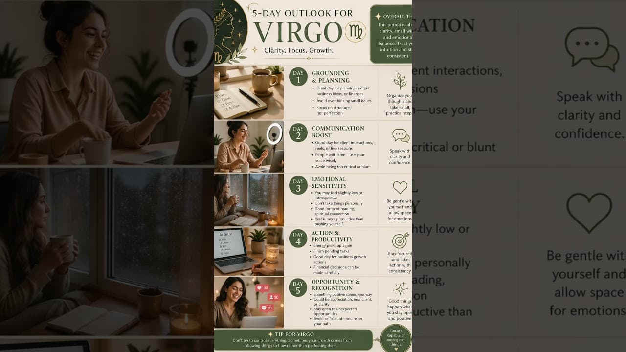Next 5 days for Virgo ♍️ ❤️🌟 #astrology #motivation
