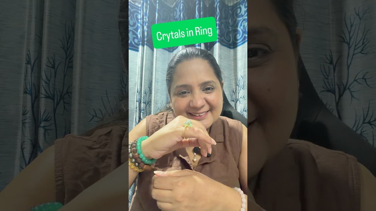 Crystals now jn Rings! Get the benefits of crystals in stylish rings. #crystals #crystalquality