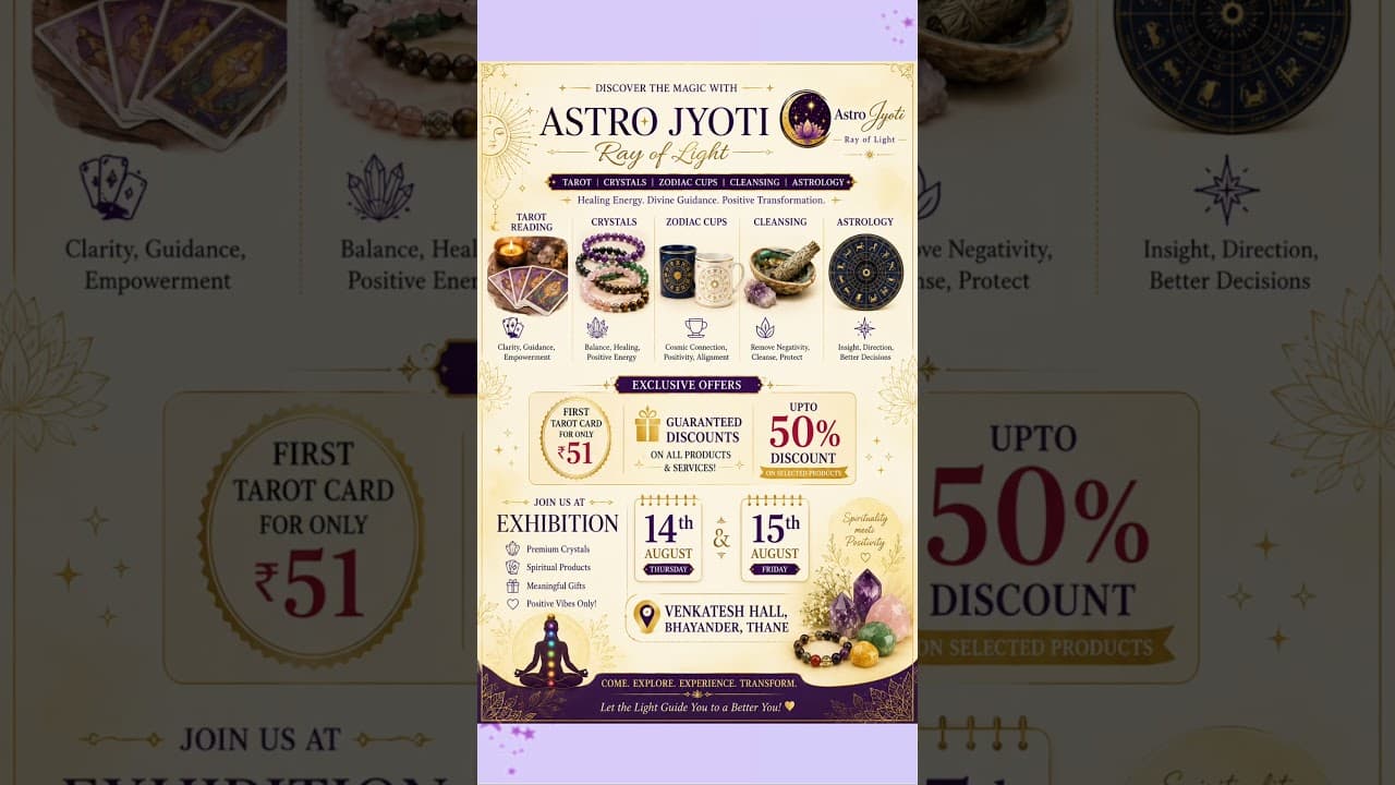 Exhibition Time! Come visit us for a life changing experience! #exhibition #tarot @udaanevent2025