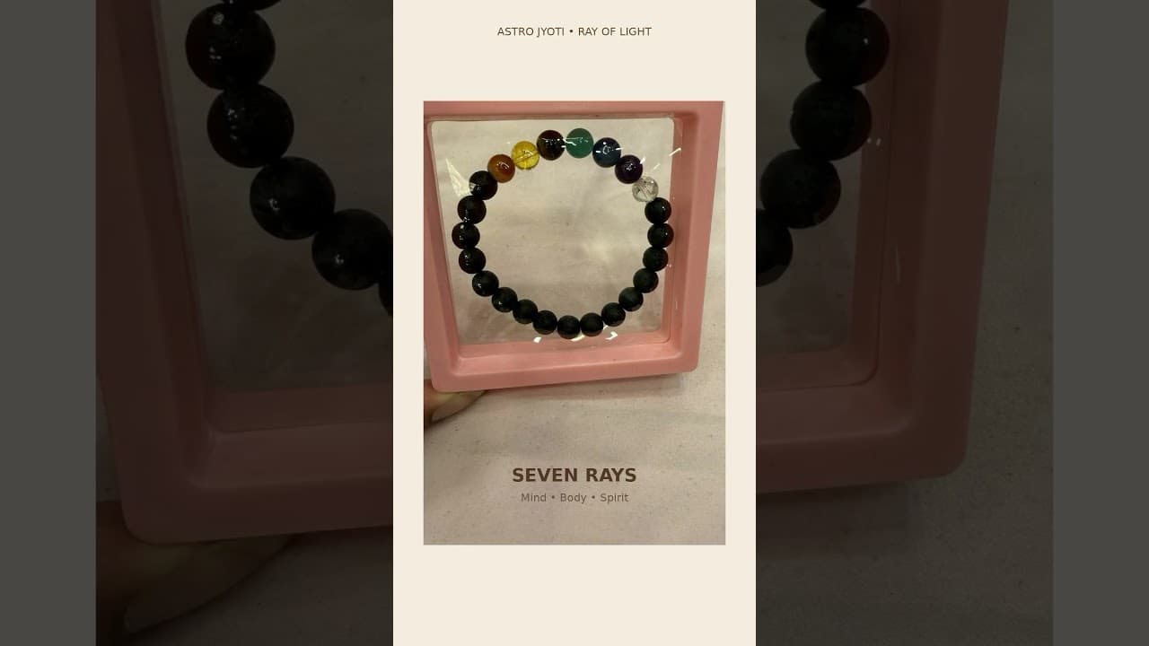 complete 7-Chakra energy bracelet designed for balance, grounding and harmony. #chakra #heartchakra