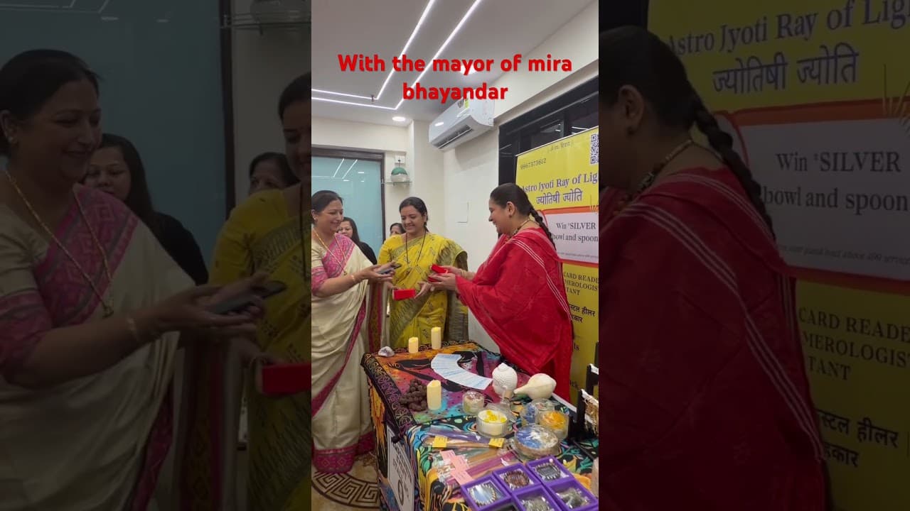 Met Dimple Mehta Mayor of Mira Bhayander today at the exhibition and had a great conversation. Day