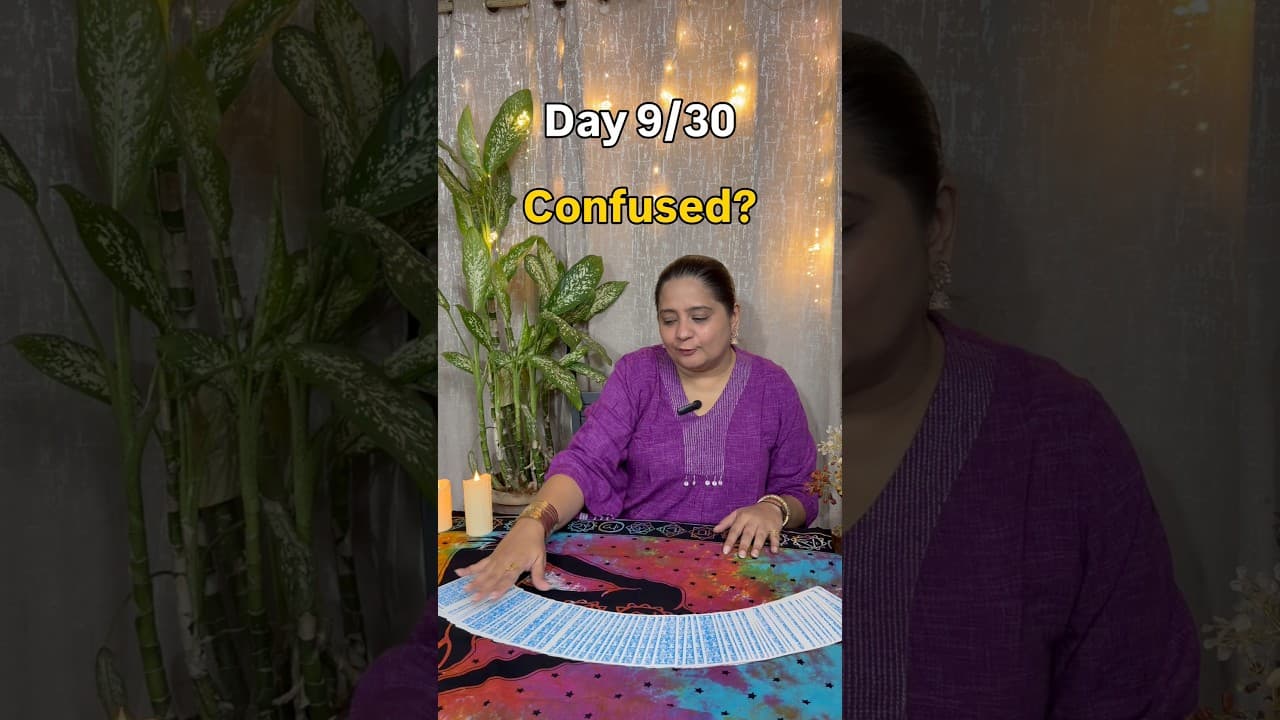 Day 9/30. Tarot Reading Session. Confused in two options. Get your answer now #readtarot #dailytarot